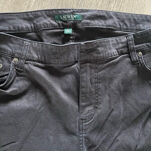 Ralph Lauren Women Black Jeans size 16w